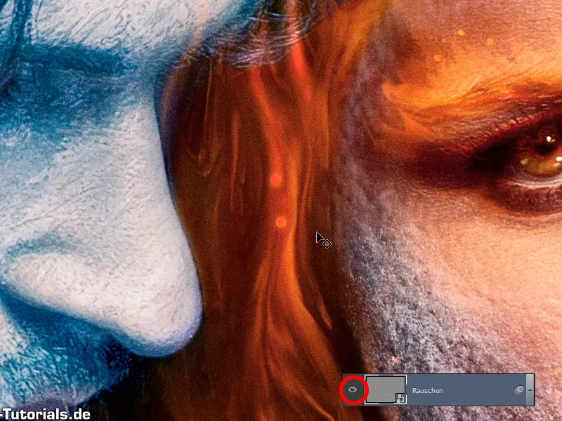 Photoshop composing - Fire and ice - Part 12: The final steps
