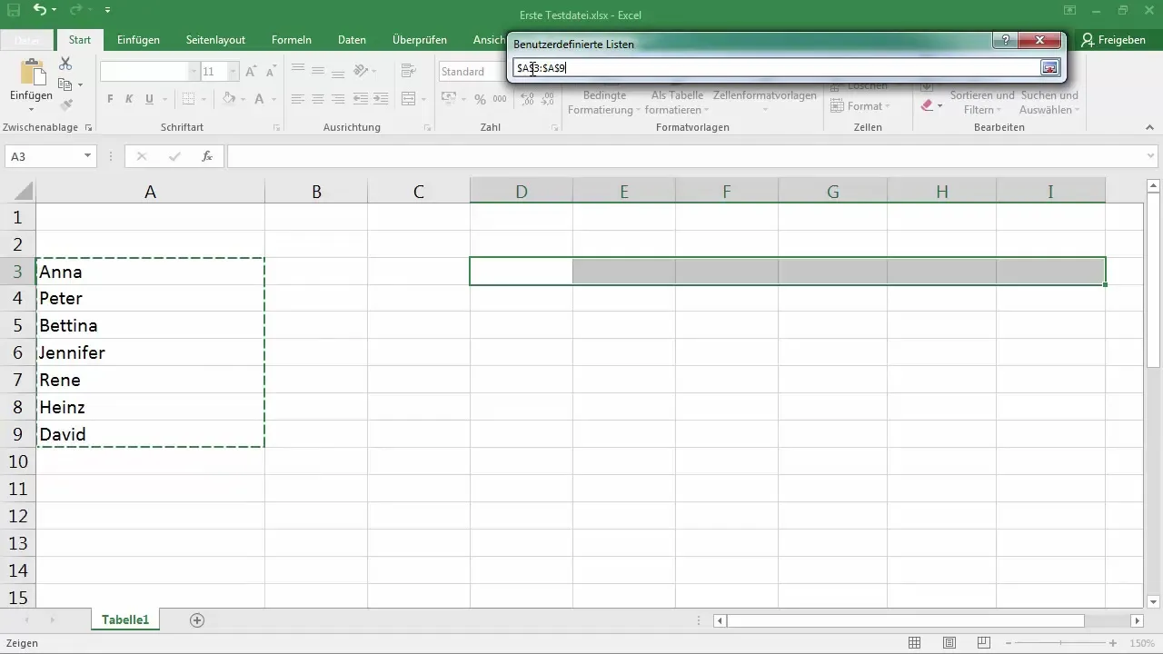 Crear fácilmente tus propias listas de completado para Excel