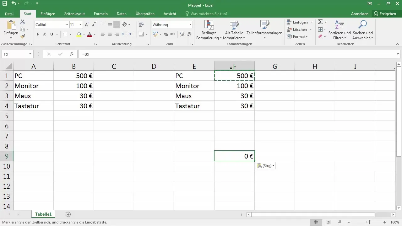 Capire e utilizzare i riferimenti delle celle in Excel