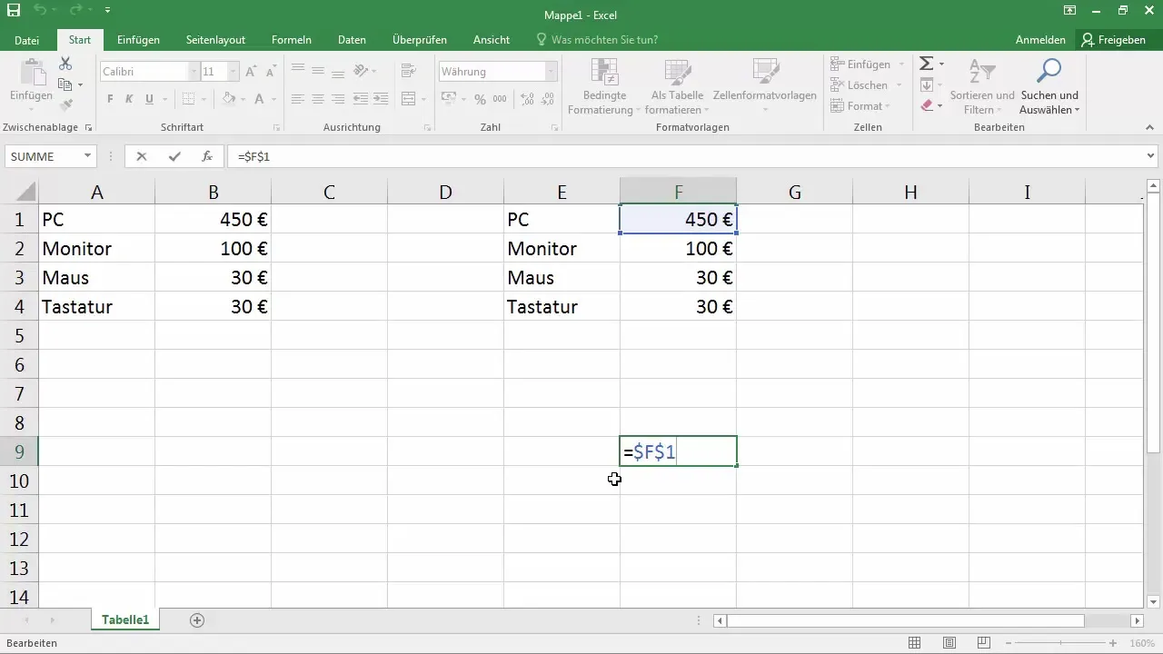 Capire e utilizzare i riferimenti delle celle in Excel