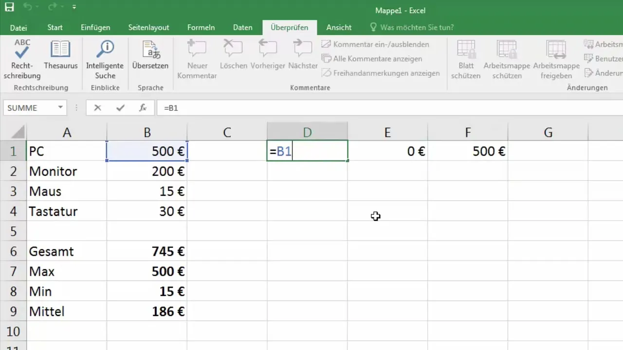 Come Excel gestisce i riferimenti e copia le formule