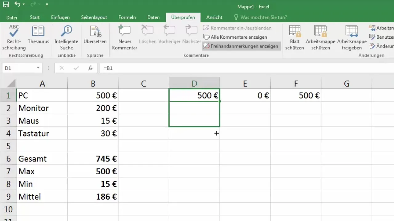 Come Excel elabora i riferimenti e copia le formule