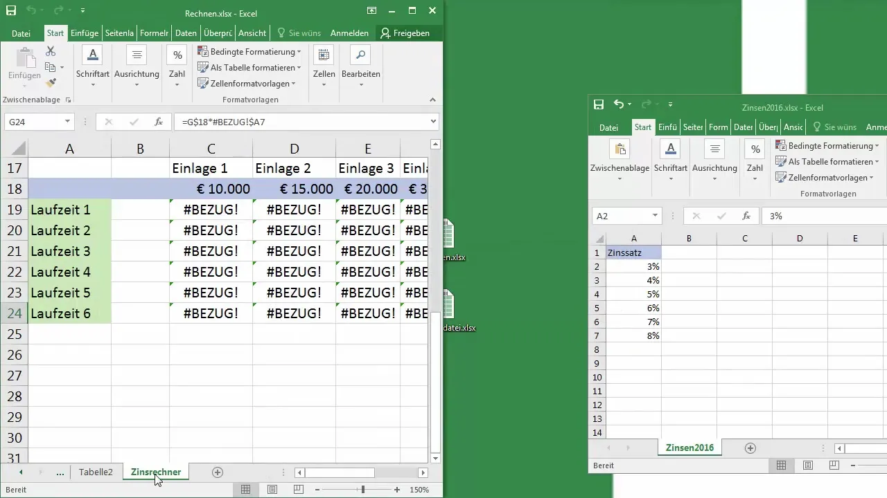 Creare riferimenti in Excel: collegamento di file per l'analisi dei dati