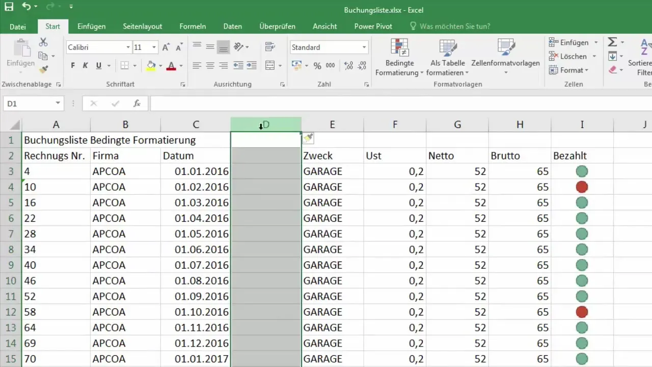 Inserire e cancellare righe e colonne in Excel