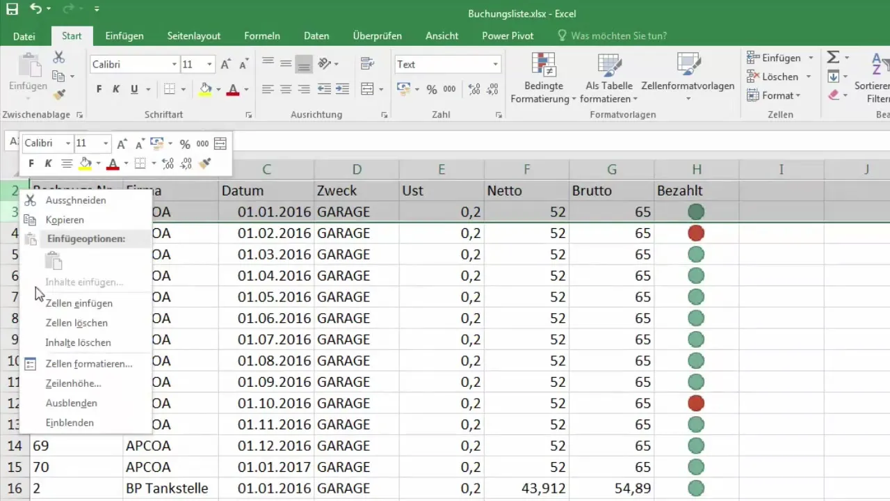 Spalten und Zeilen in Excel effektiv ausblenden und einblenden