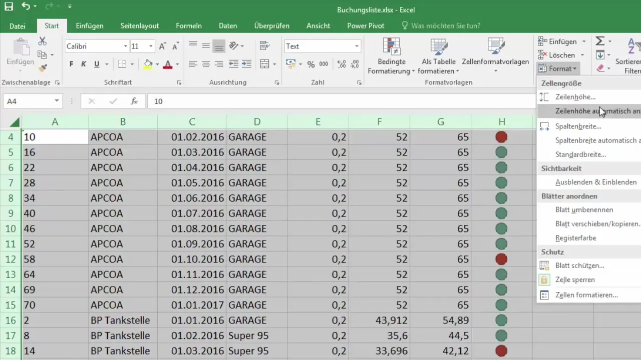 Spalten und Zeilen in Excel effektiv ausblenden und einblenden