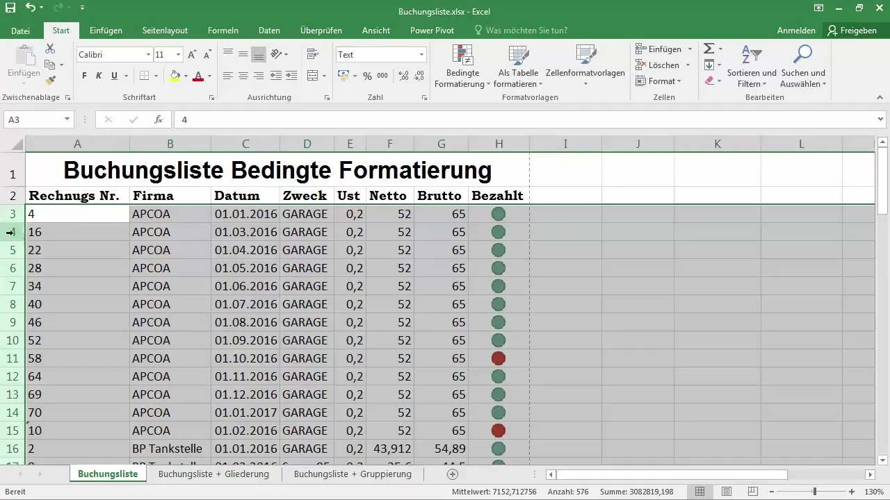 Formatear celdas en Excel - bordes para mayor claridad