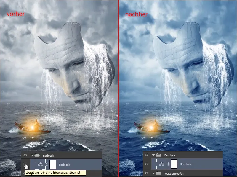 Composição do Photoshop - O Oráculo do Mar - Parte 12: O passo final.