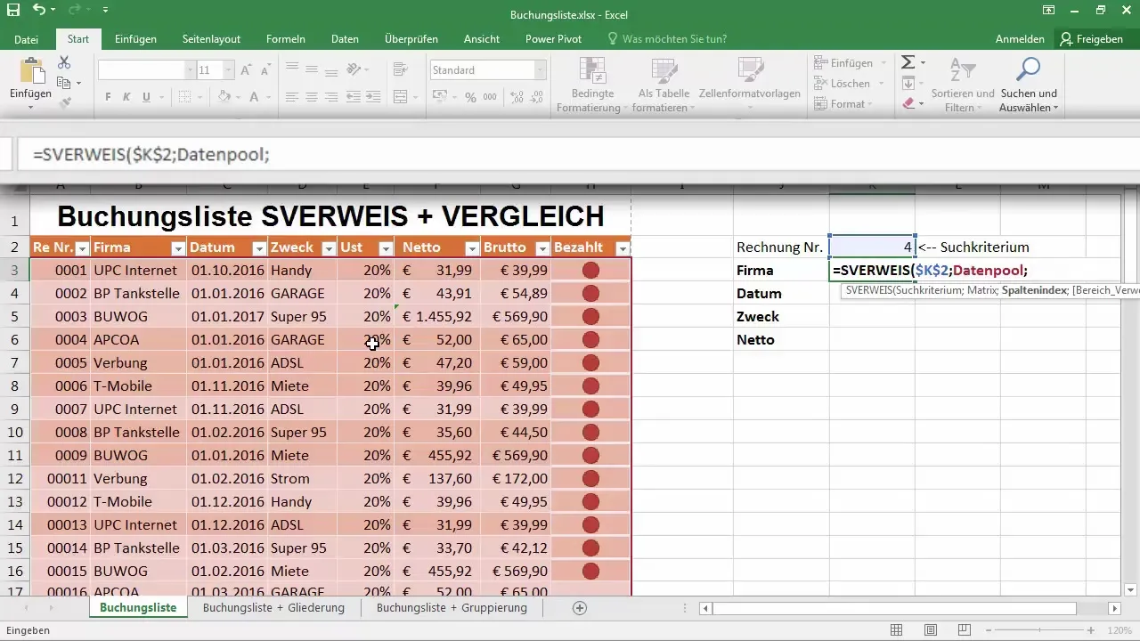 Ricerca VERTICALE dinamica con CONFRONTA in Excel
