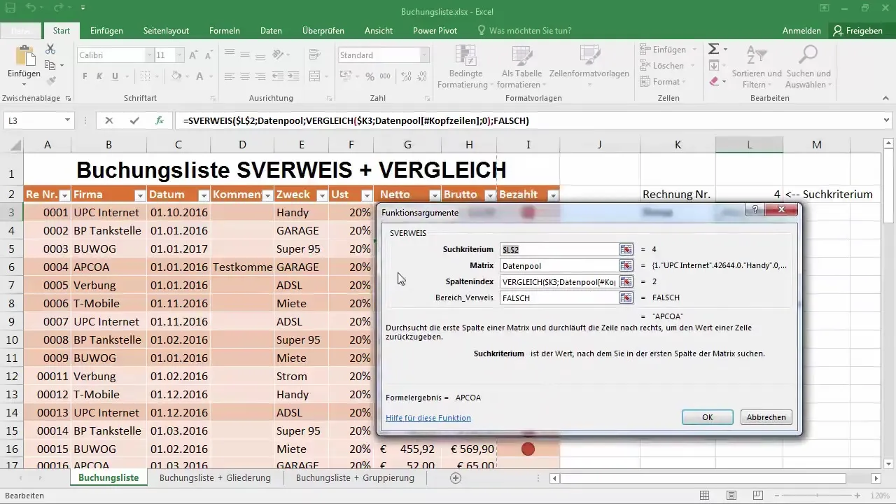 Ricerca VERTICALE dinamica con CONFRONTA in Excel