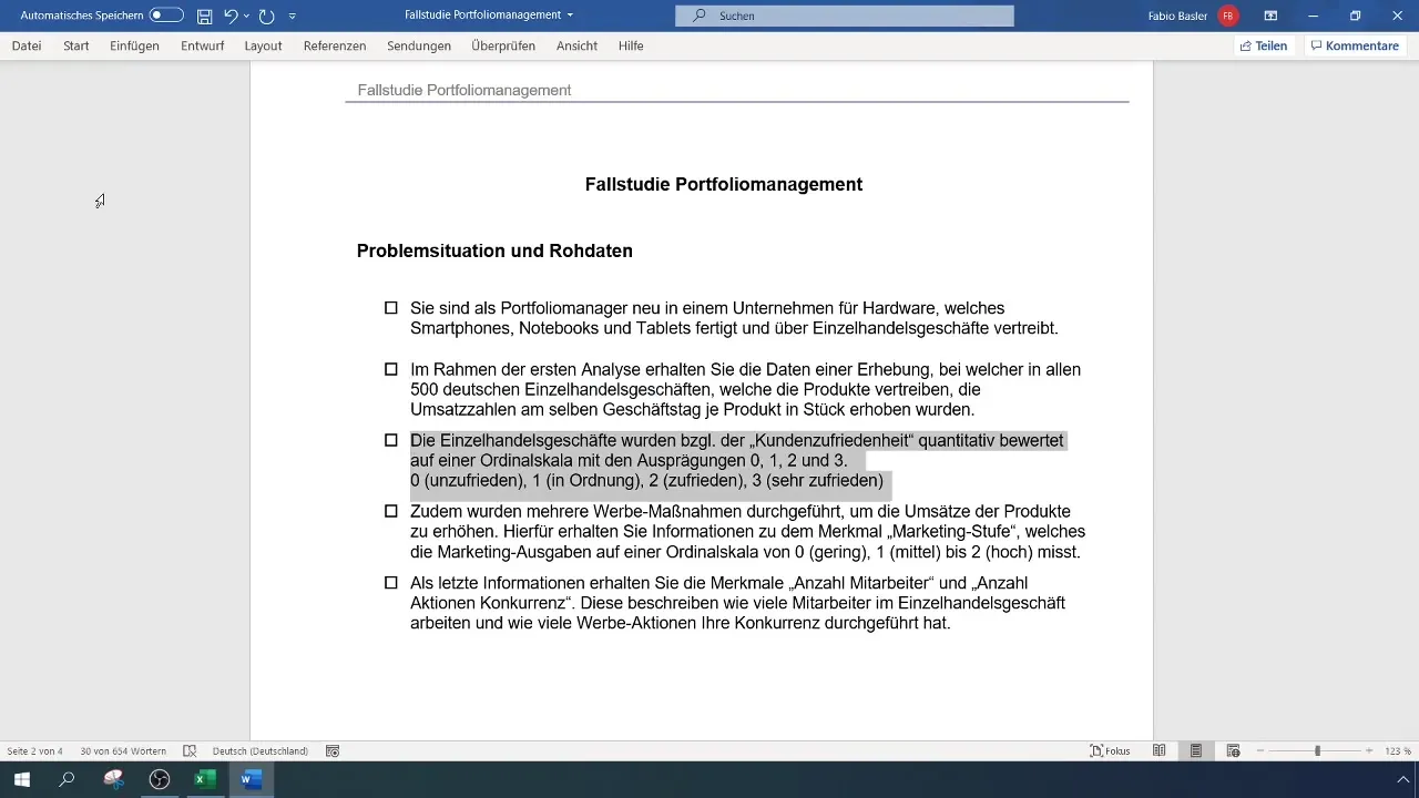 Statistica descrittiva nella gestione del portafoglio