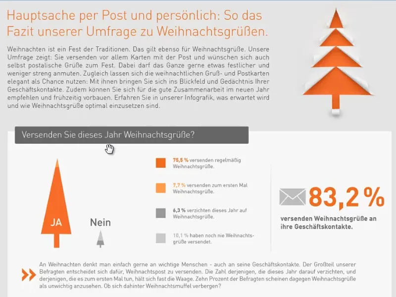 Christmas greeting card for business customers in InDesign Christmas greeting card for business customers in InDesign