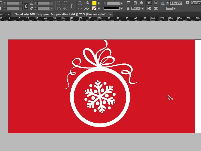 Kalėdinė sveikinimo kortelė verslo klientams „InDesign“ programoje Kalėdinė sveikinimo kortelė verslo klientams InDesign programoje.