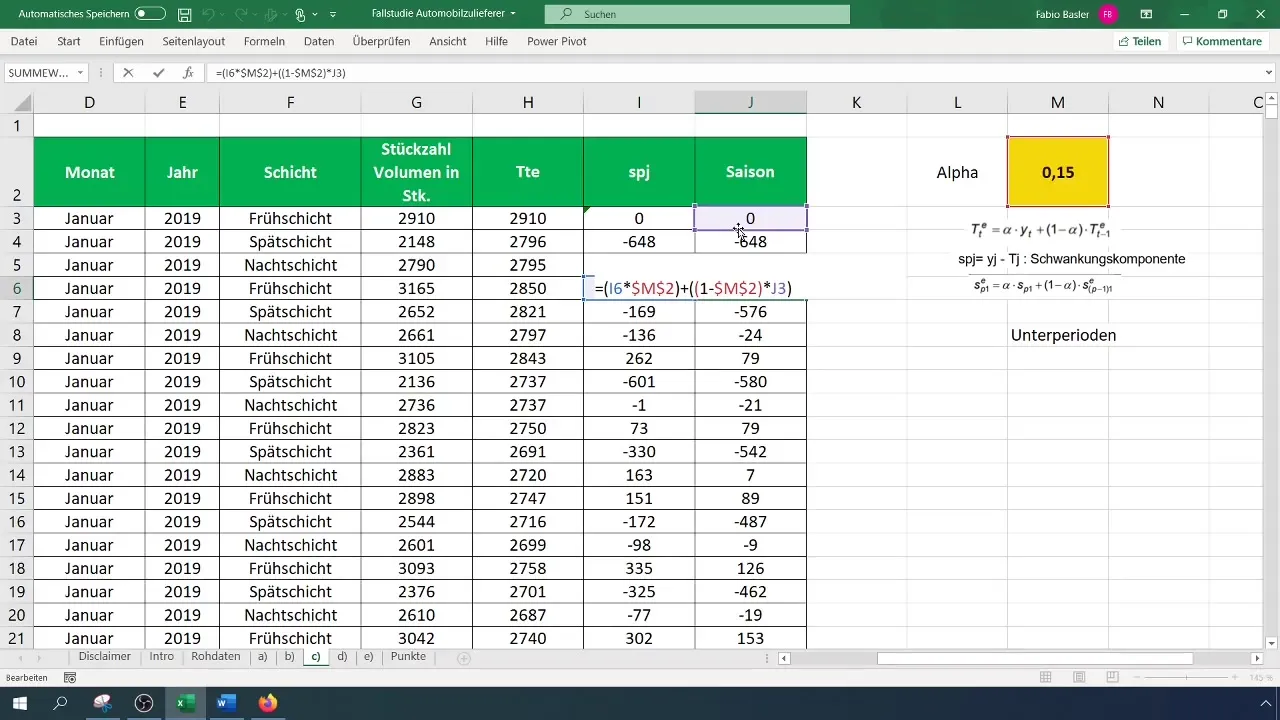 Suavizar la detección de tendencias de forma exponencial en Excel