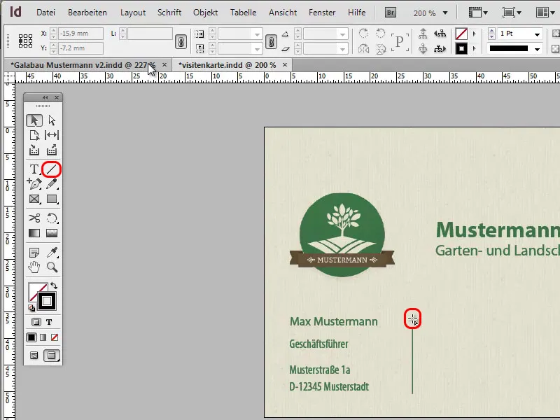 Membuat kartu nama dalam format vertikal dan horizontal termasuk penggabungan data.