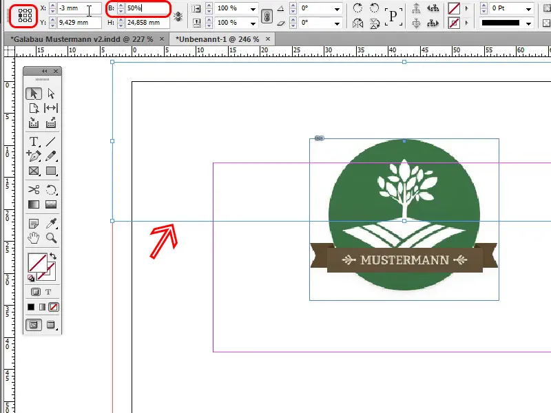 Membuat kartu nama dalam format potrait dan landscape termasuk penggabungan data.