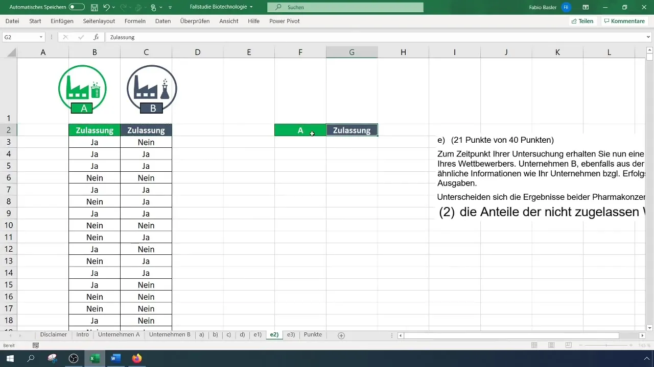 Realizar prueba de dos colas para valores proporcionales en Excel