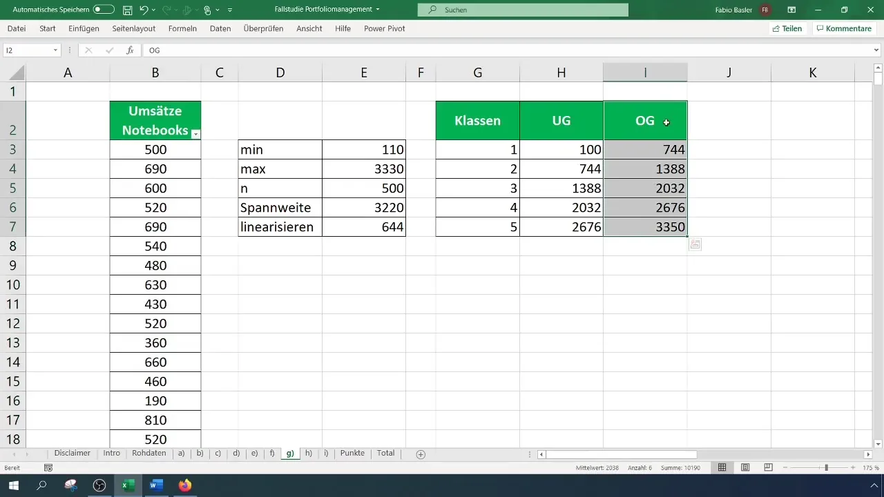 „Datenklassierung und Häufigkeitsanalyse in Excel“
