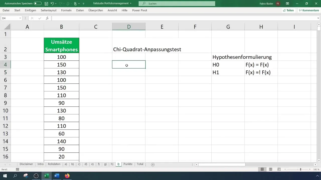 Testul de adecvare Chi-Pătrat pentru distribuția normală cu Excel