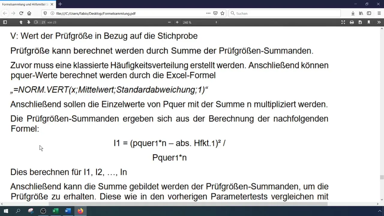 Testul de ajustare Chi-pătrat la distribuția normală cu Excel