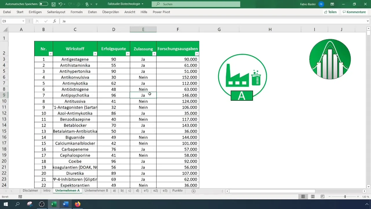 Veiciet 1-SP testu proporcionālajai vērtībai programmā Excel