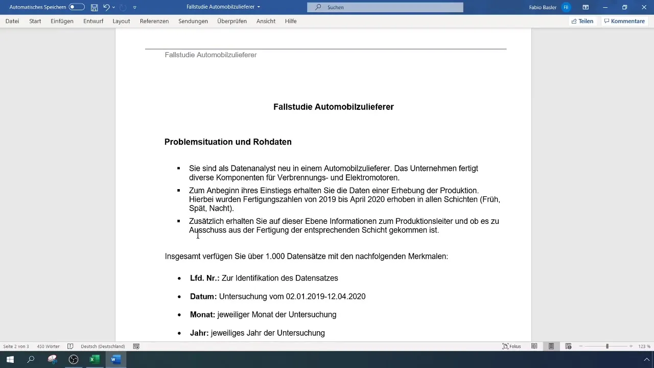 Case study om produksjonsanalyse i bildedelindustrien