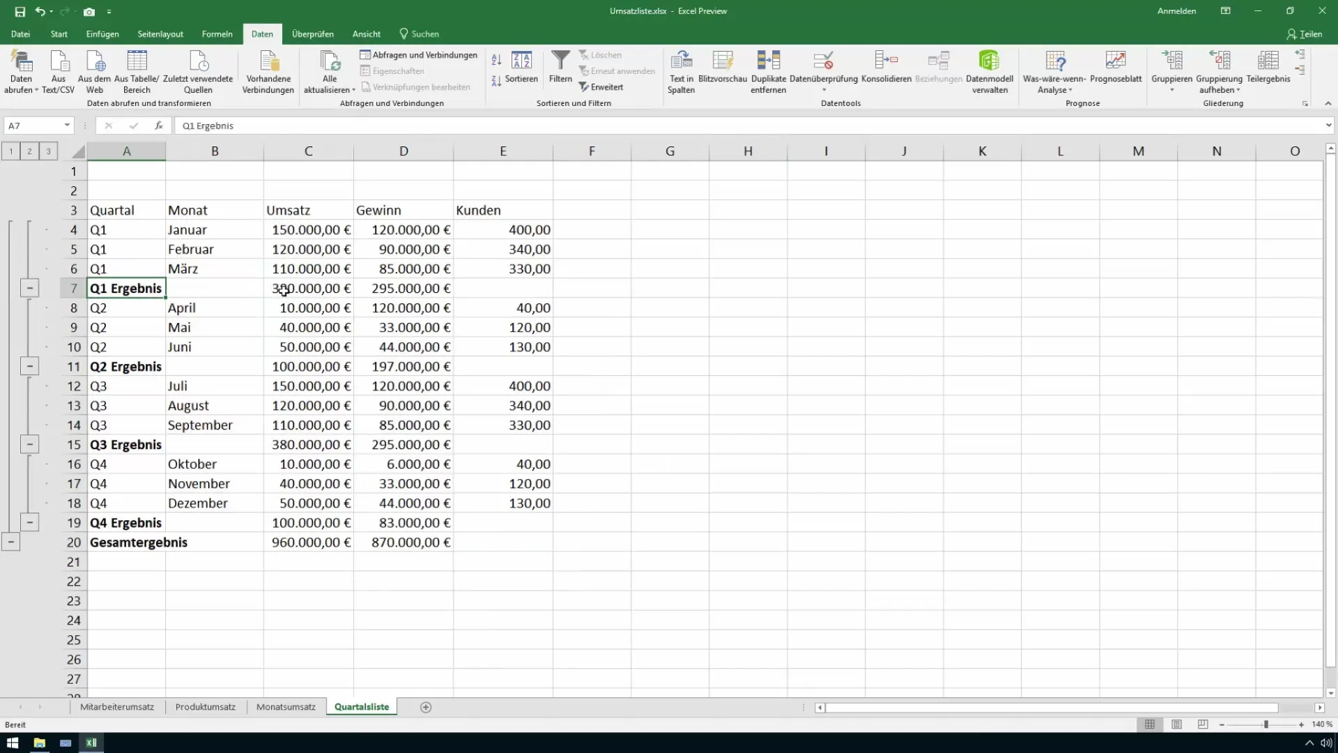Subtotales automáticos en Excel para control y ventas