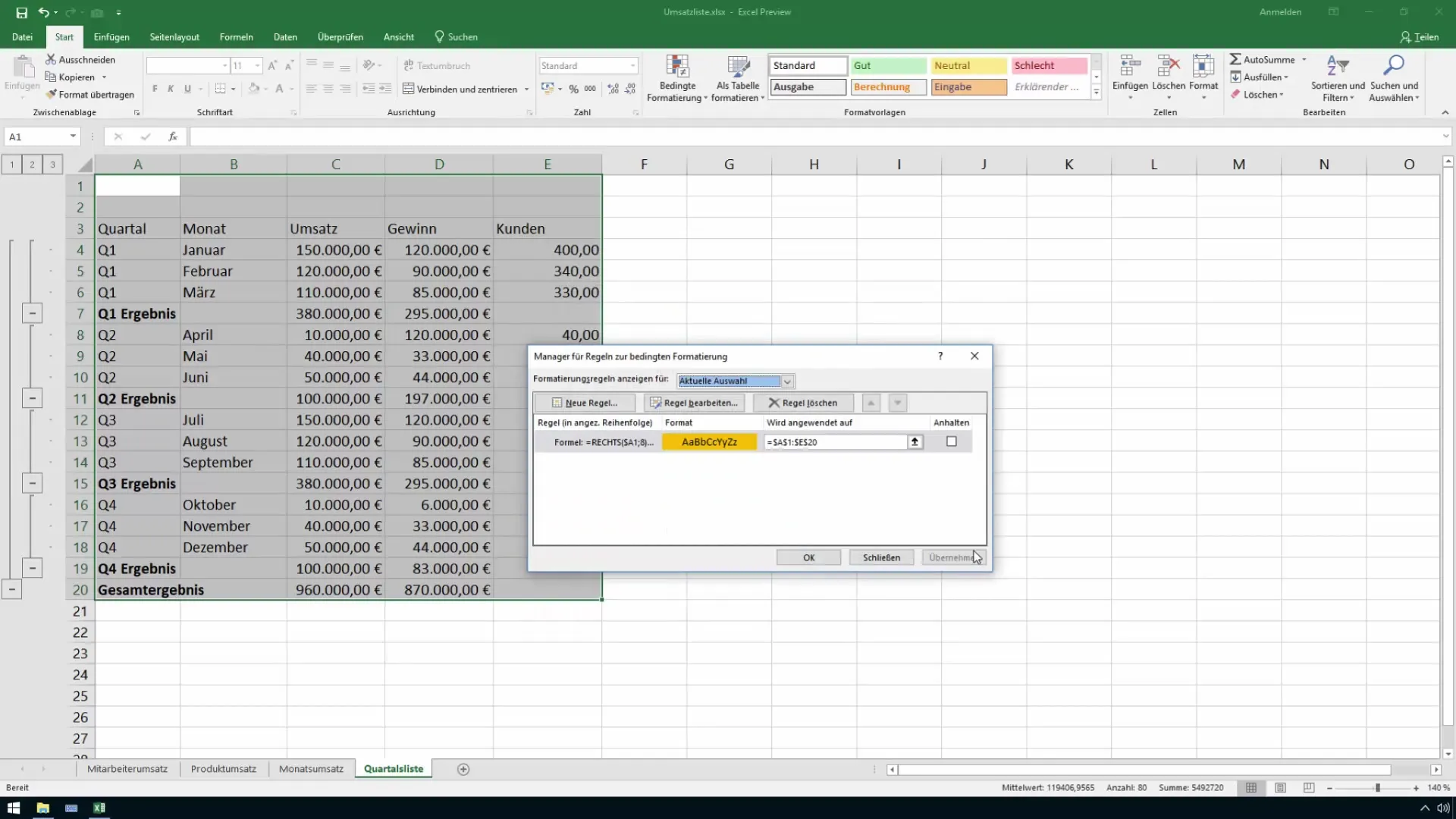 Subtotales automáticos en Excel para control y ventas