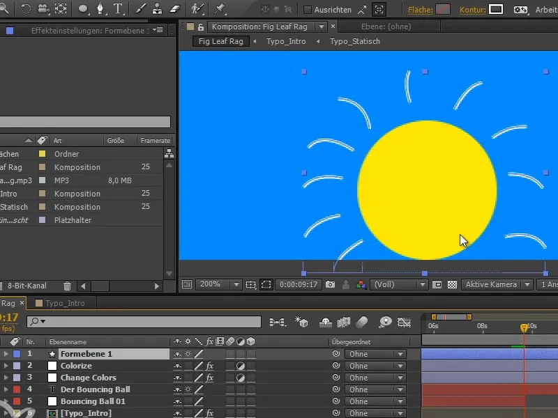 Animación fácil: Bola que rebota - reventando