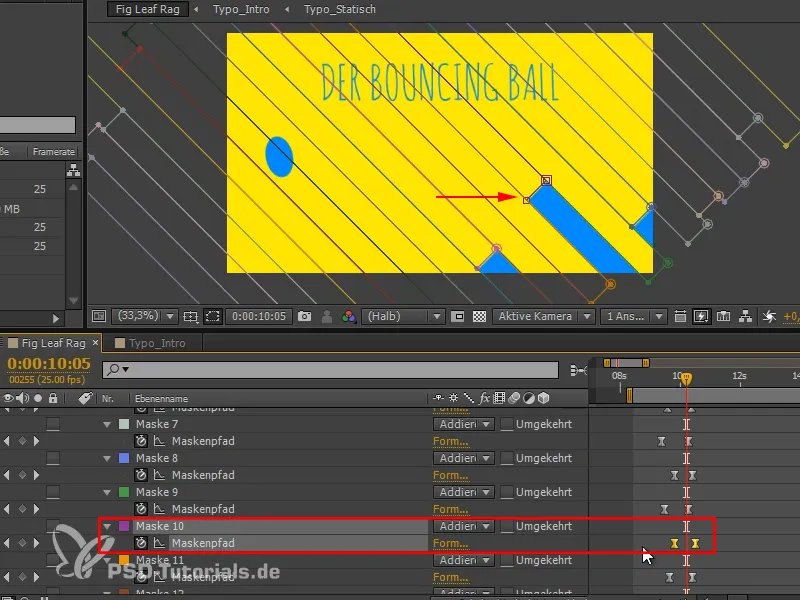 Animación fácil: Bola que rebota - reventando