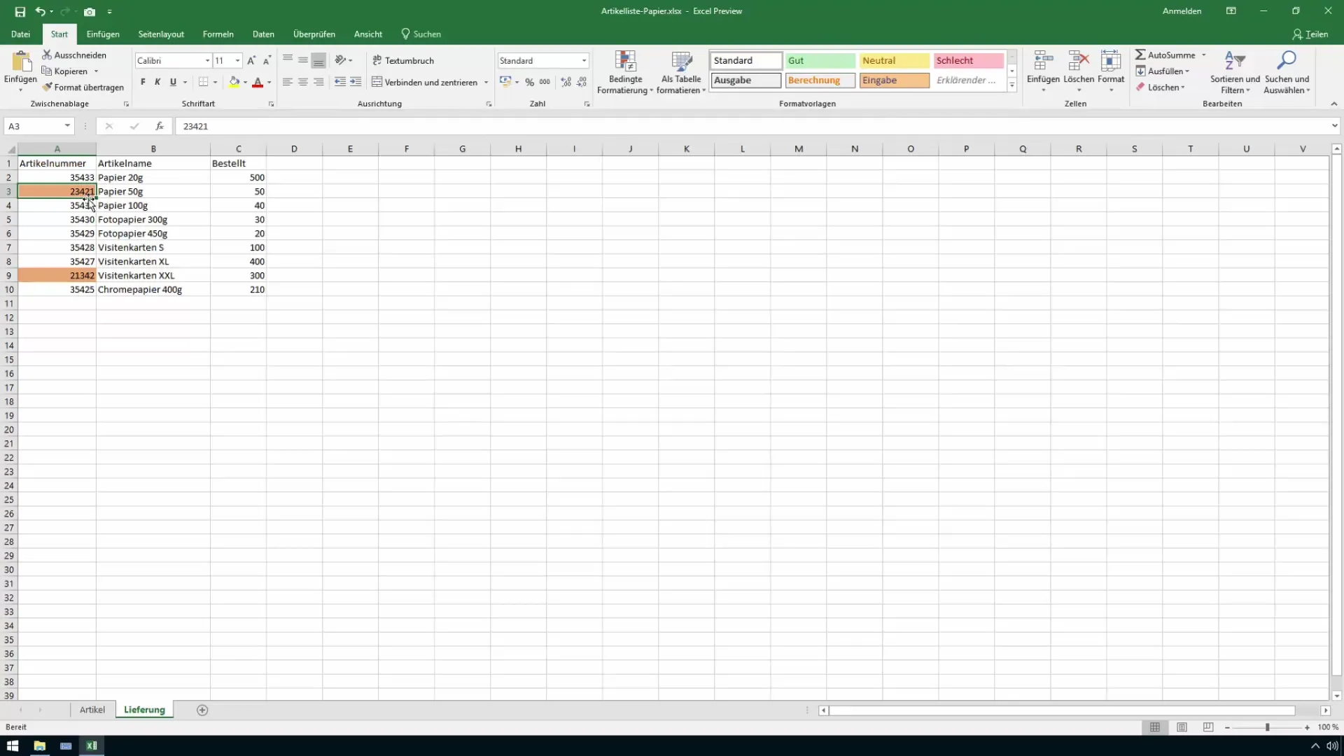 Comparación eficiente de dos tablas de Excel