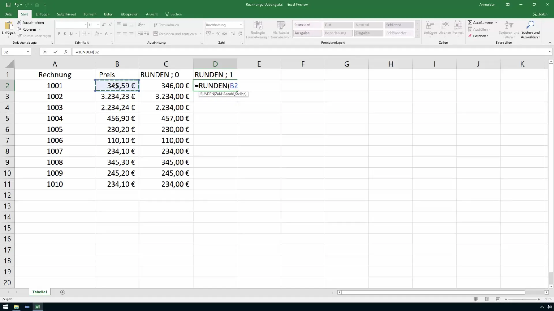 Redondeo comercial en Excel hecho fácil