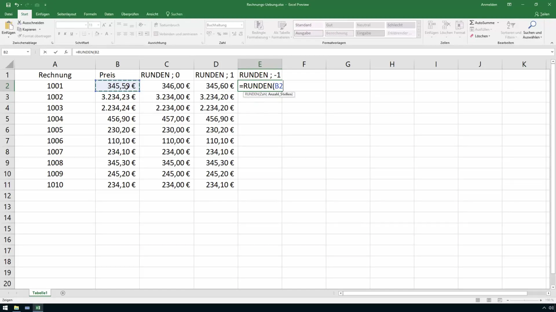 Redondeo comercial en Excel hecho fácil