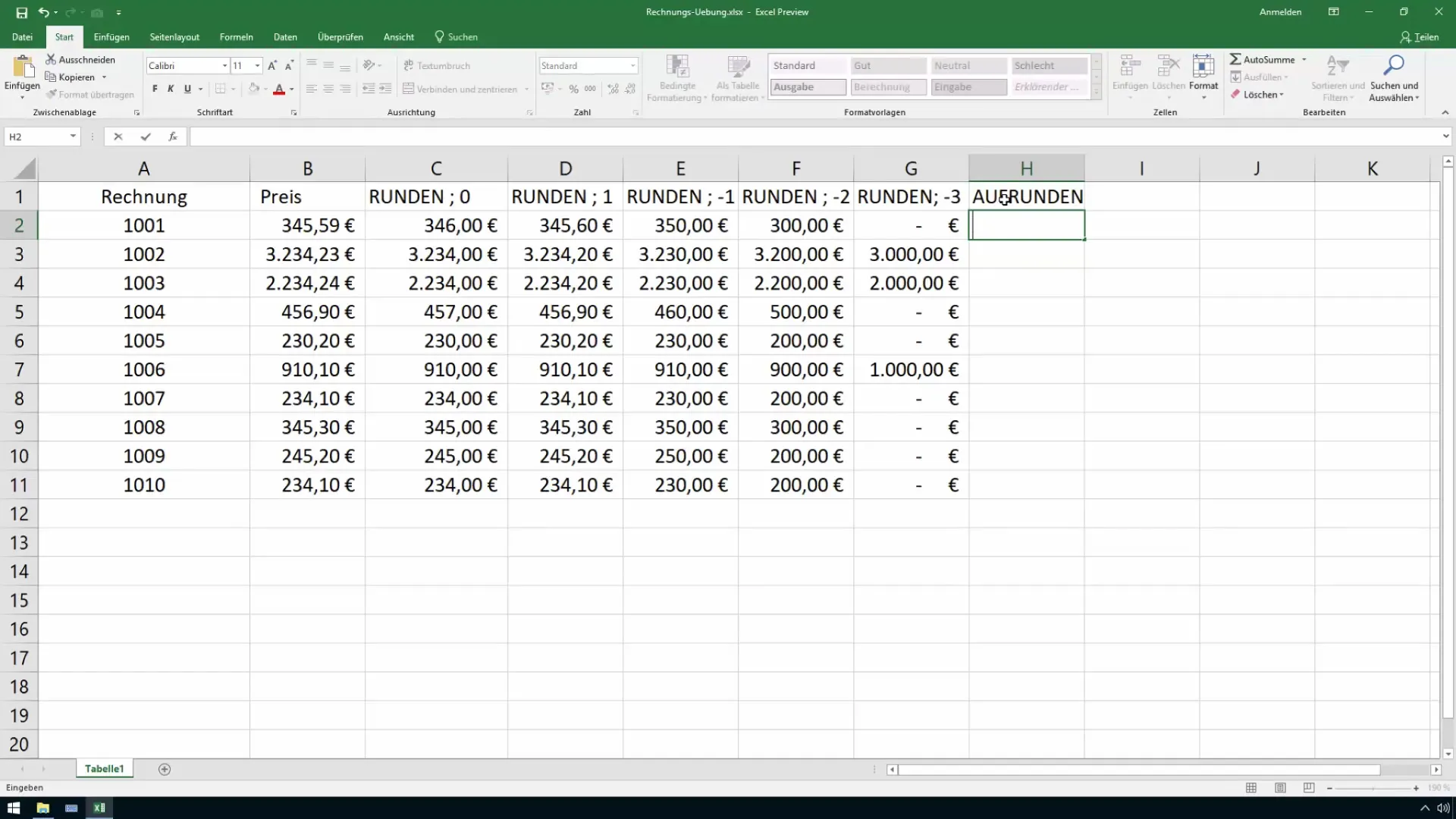 Redondeo comercial en Excel hecho fácil