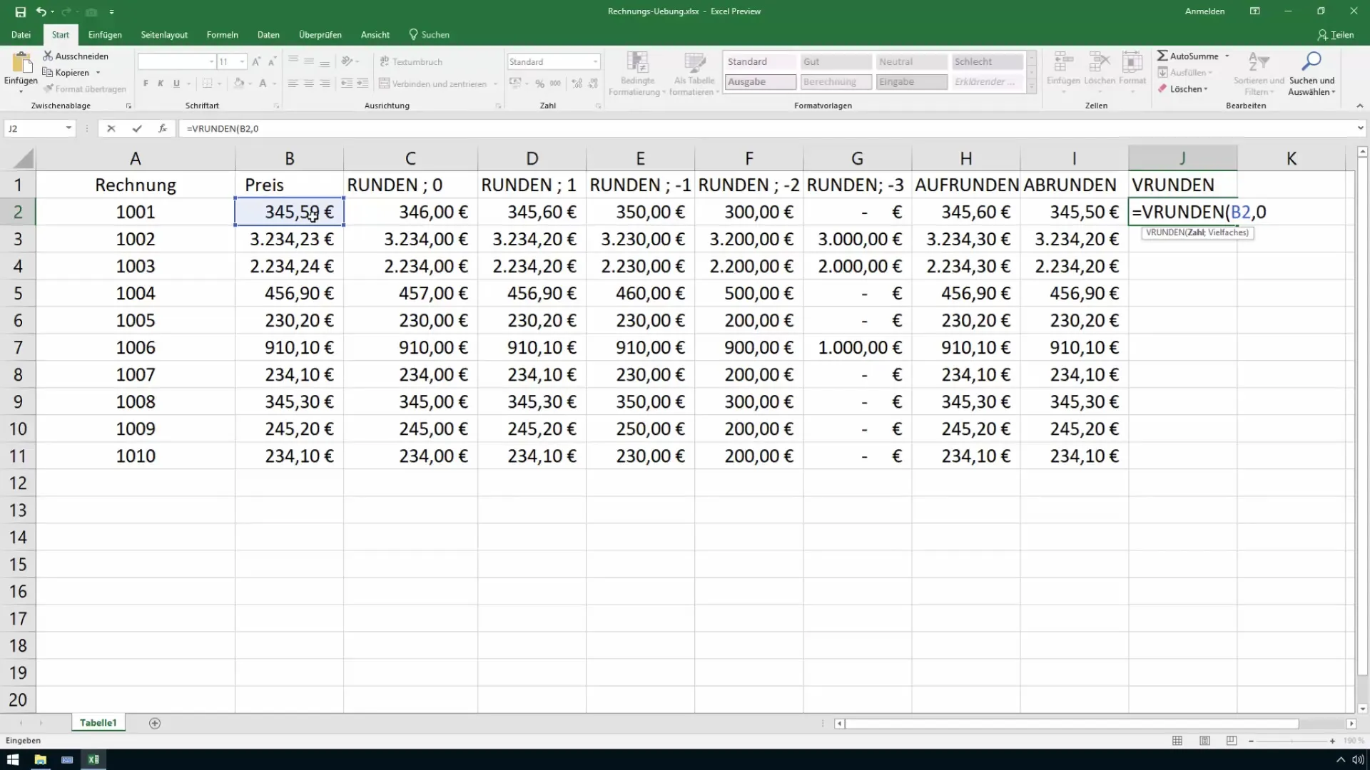Redondeo comercial en Excel hecho fácil
