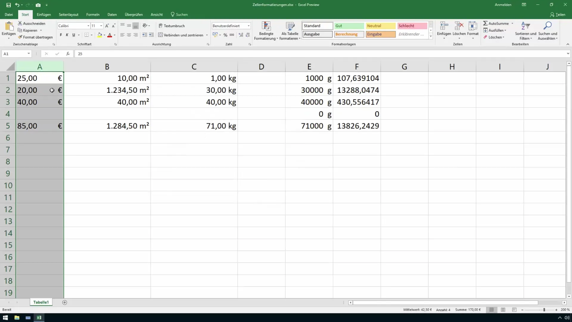 Optimizar el formato de moneda en el curso de Excel