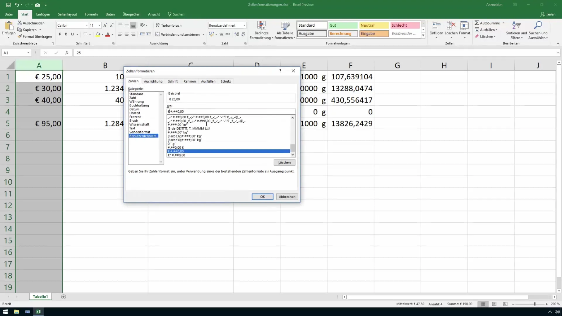 Optimizar el formato de moneda en el curso de Excel