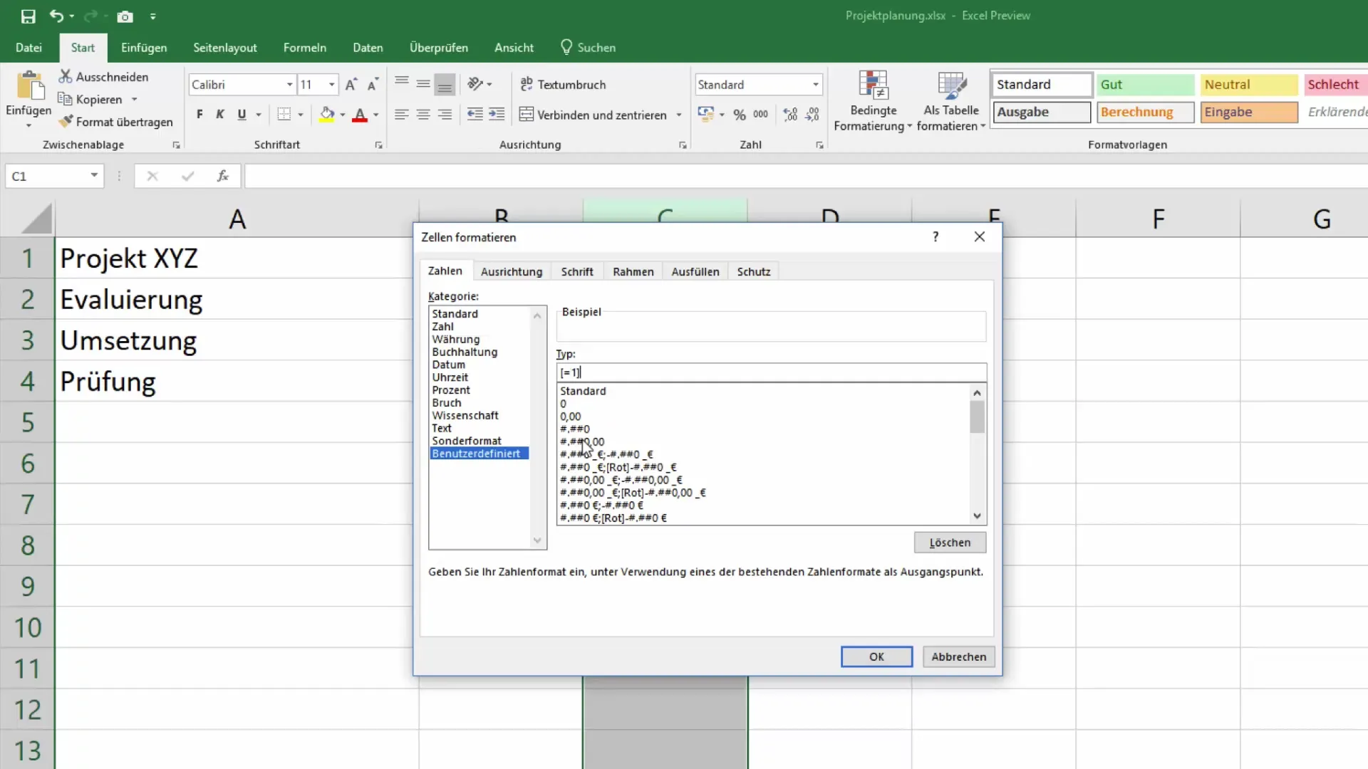 Curso de Excel: Definir formatos en singular y plural