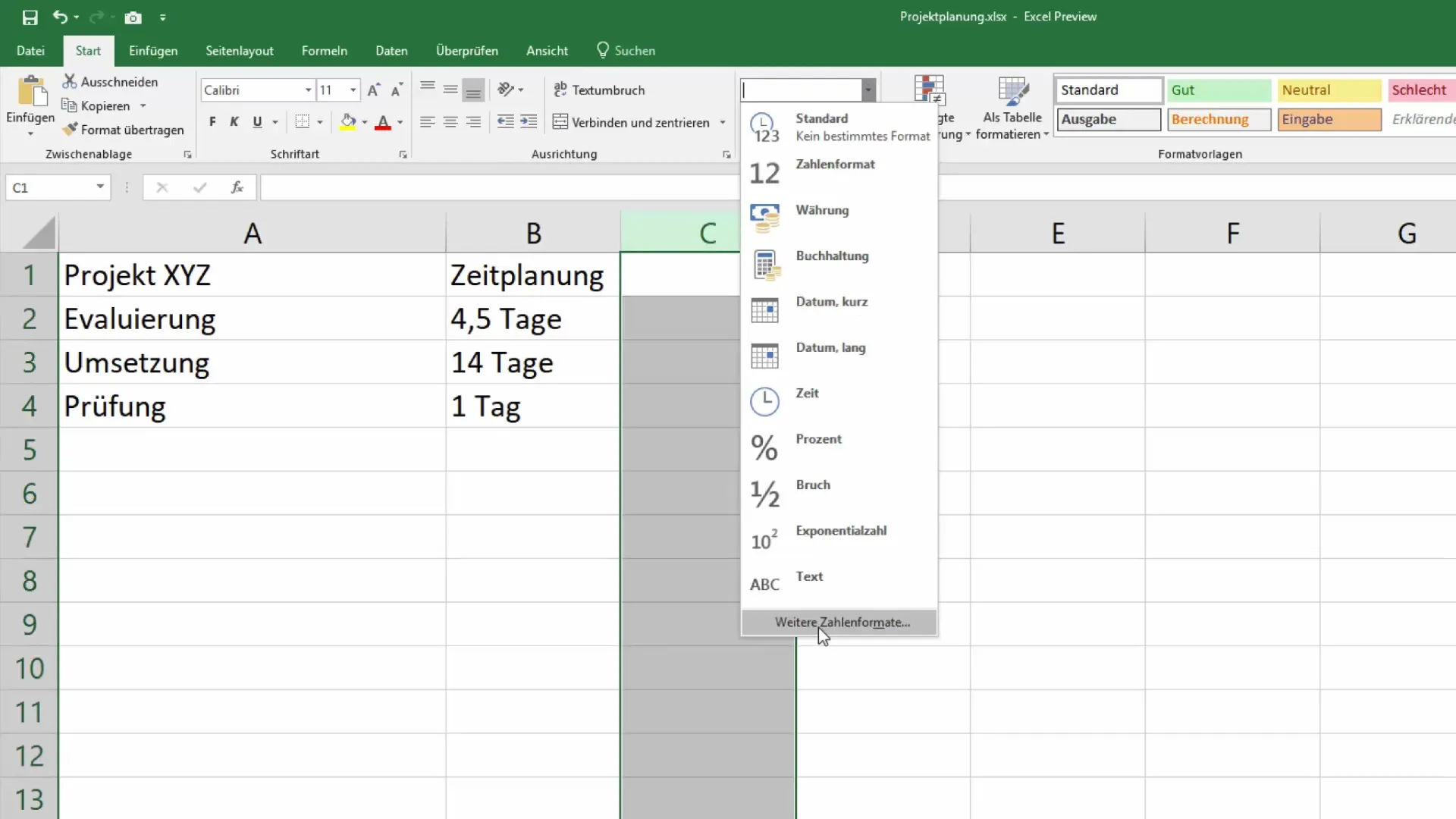 Curso de Excel: Definir formatos en singular y plural
