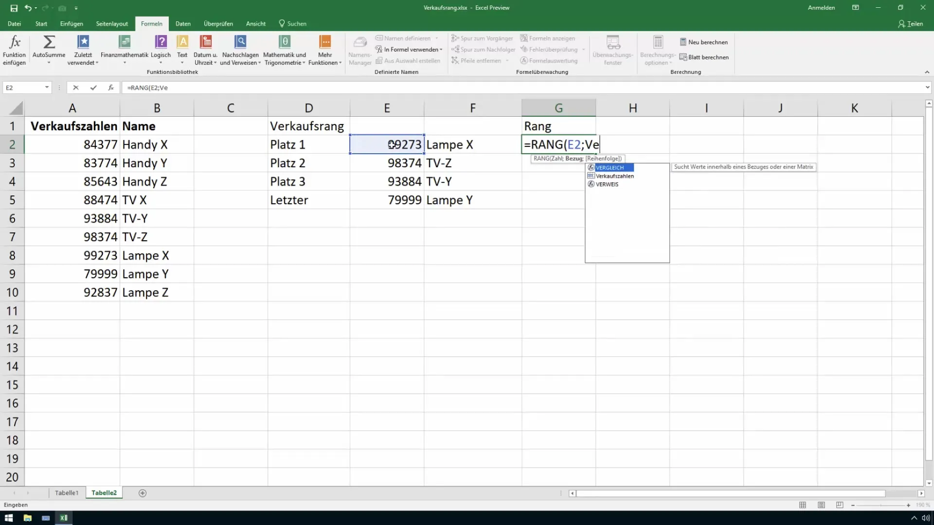 Determinar de manera eficiente las clasificaciones de ventas - una guía de Excel