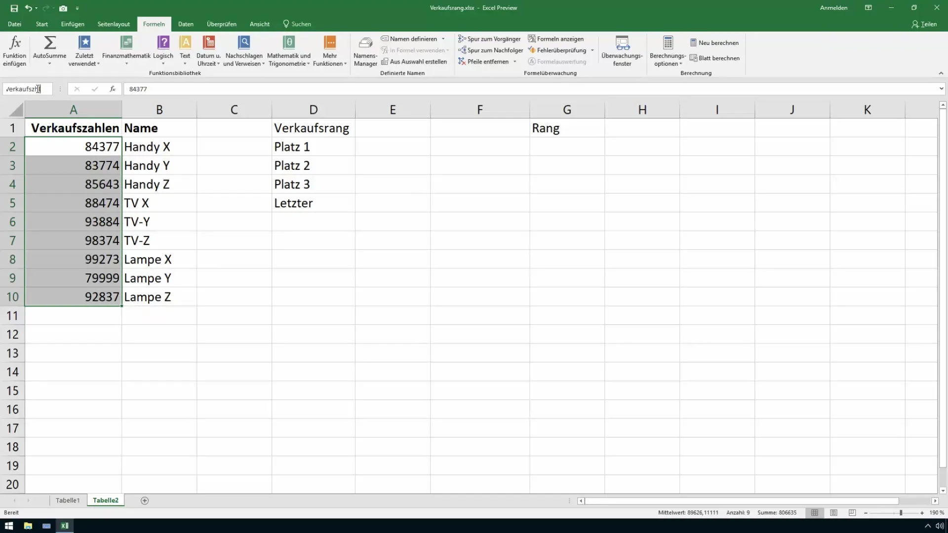 Determinar de manera eficiente los rangos de ventas - una guía en Excel