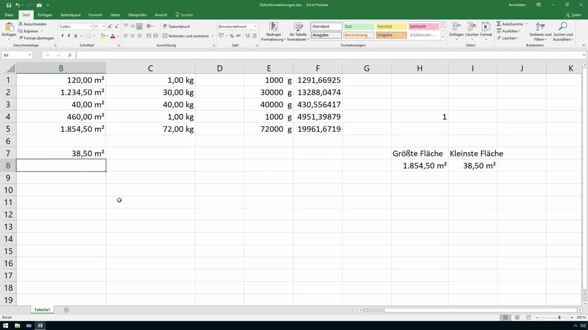 Determinar los valores más altos y más bajos en Excel