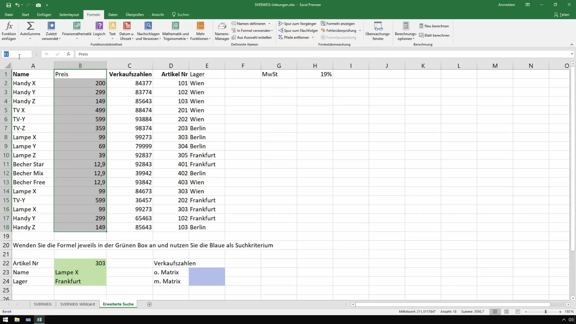 Uso efectivo de nombres para fórmulas de Excel