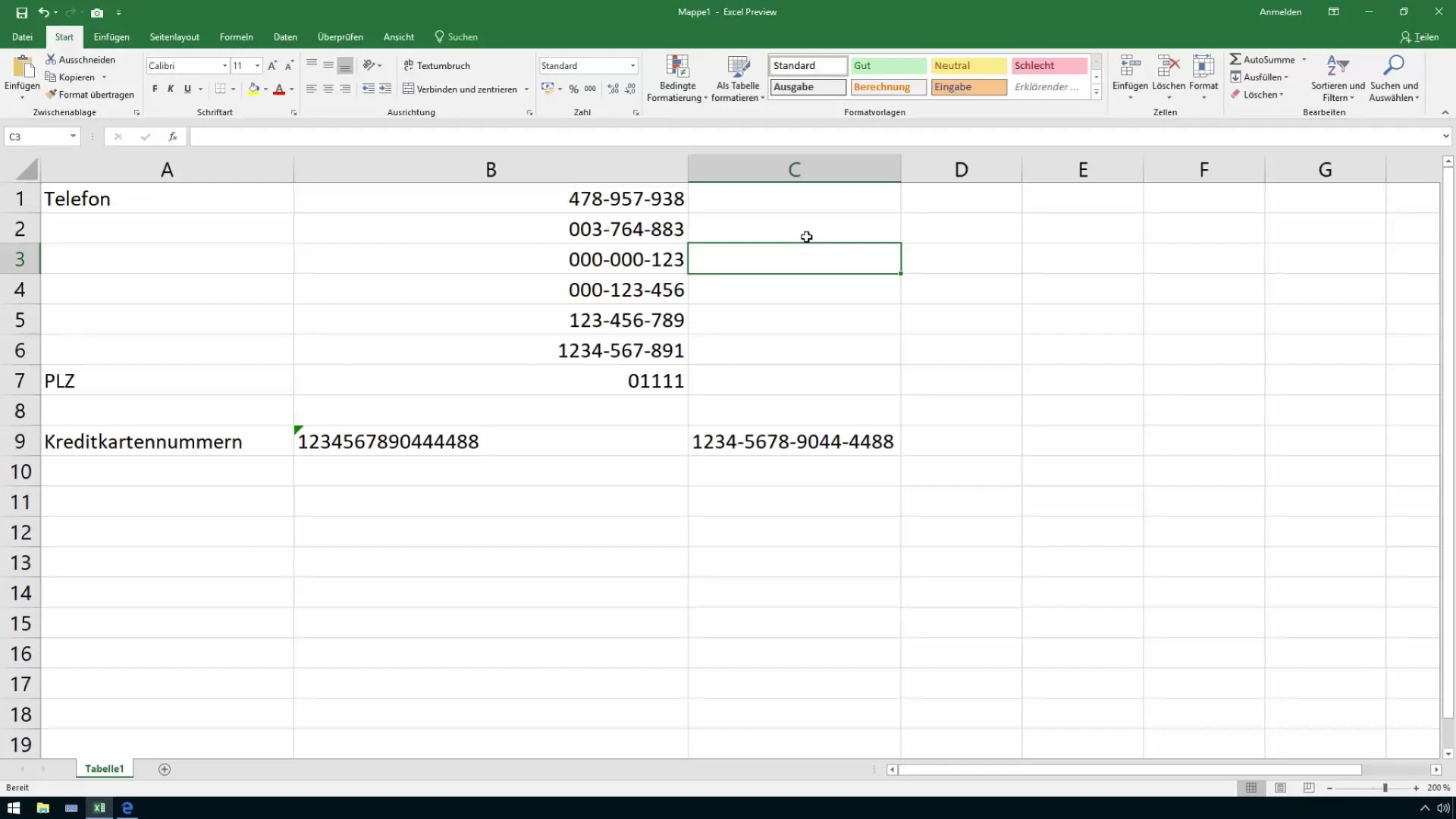 Ciclo de clases sobre la función de Excel para los últimos dígitos