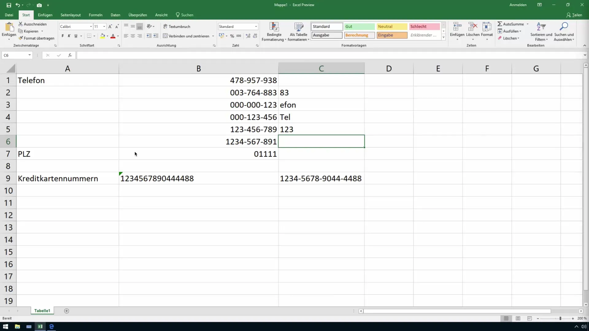 Serie de lecciones sobre la función de Excel para los últimos dígitos