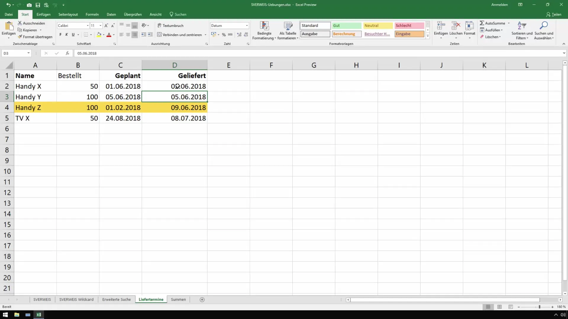 Curso de Excel: Resalta en color los plazos de entrega retrasados
