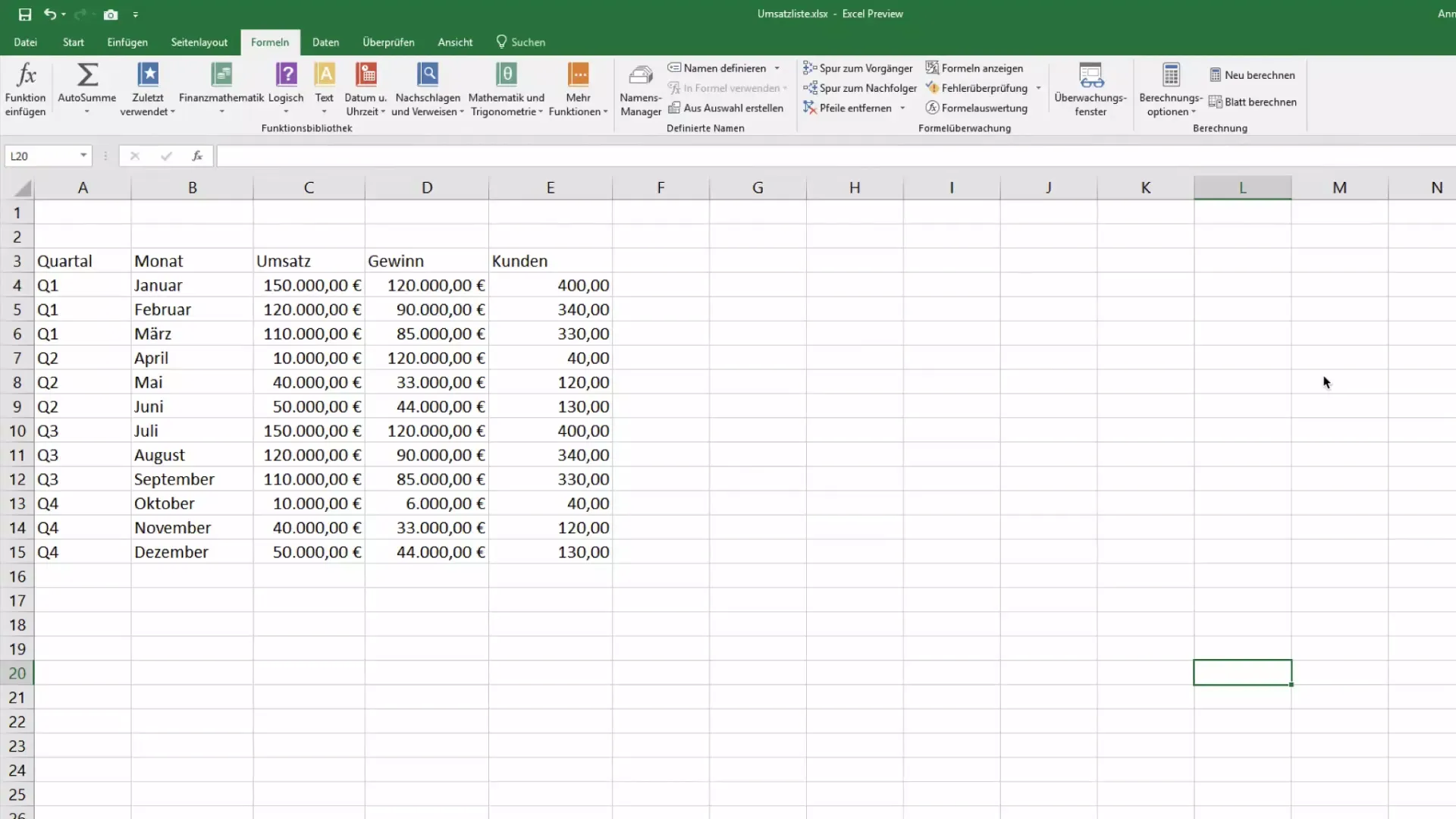 Utilizar nombres de celdas en Excel para una mejor visibilidad
