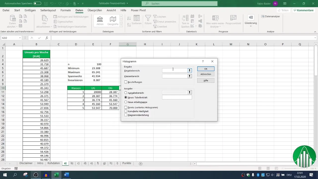 Análisis de datos en Excel: crear distribución de frecuencias
