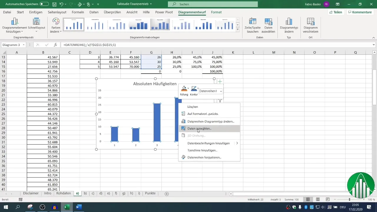 Análisis de datos de Excel: Crear distribución de frecuencias