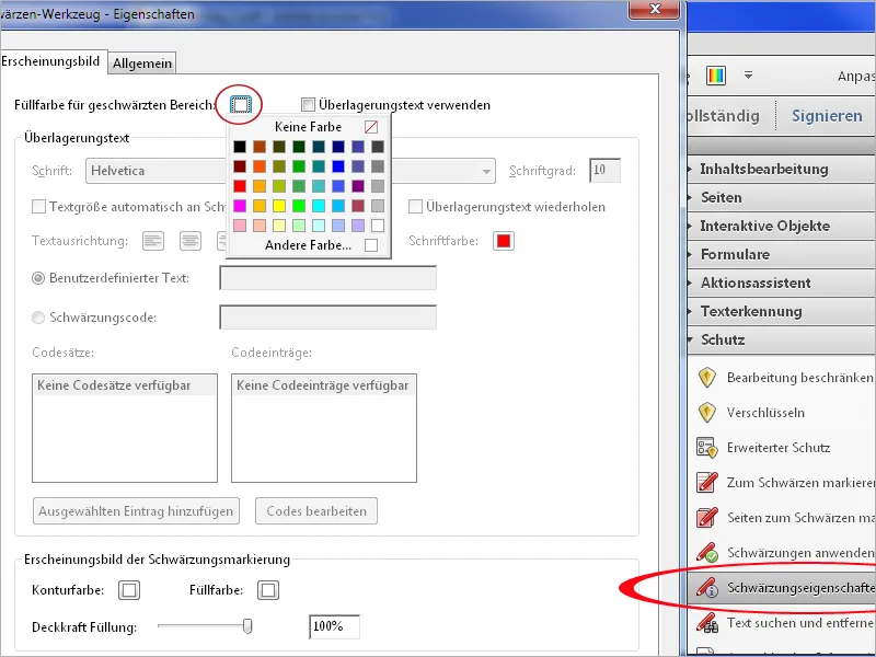 Schwärzen und bereinigen von PDF-Dateien mit Acrobat